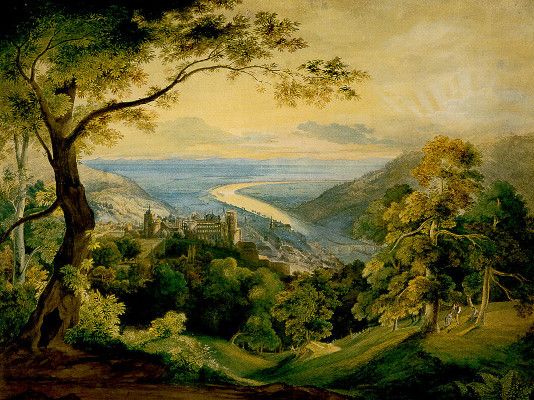 Heidelberger Schloss von Carl Rottmann 1815