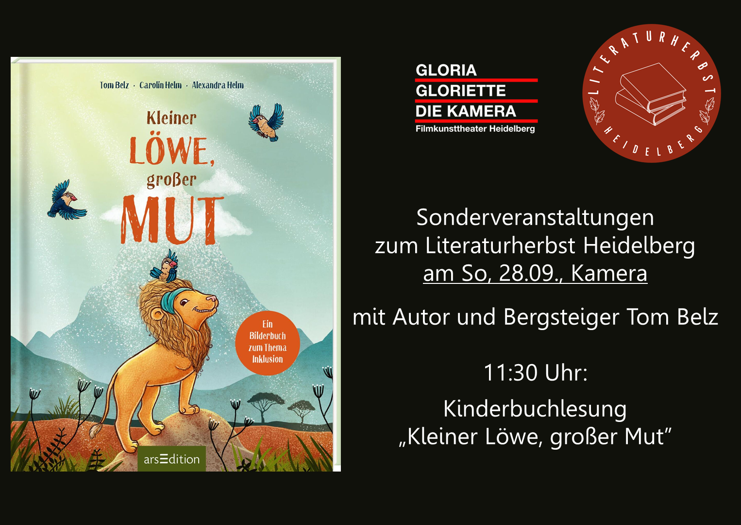 Tom Belz Kinderbuchlesung