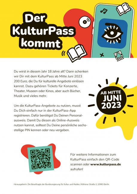 Flyer Kulturpass